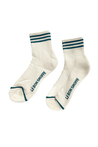 Girlfriend Socks in Egret