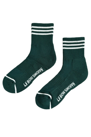 Girlfriend Socks in Hunter Green