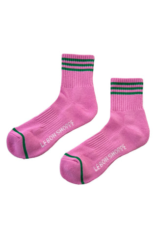 Girlfriend Socks in Rose Pink
