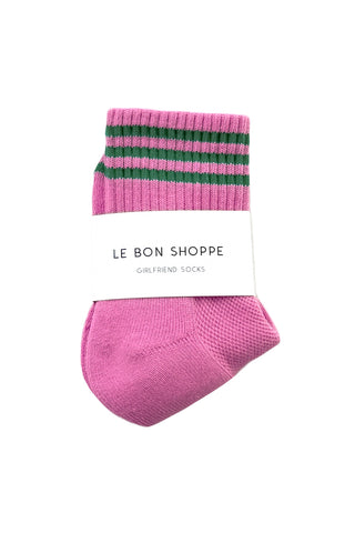 Girlfriend Socks in Rose Pink