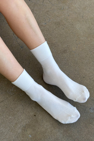 Sneaker Socks in Classic White