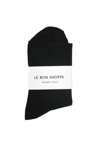 Sneaker Socks in True Black