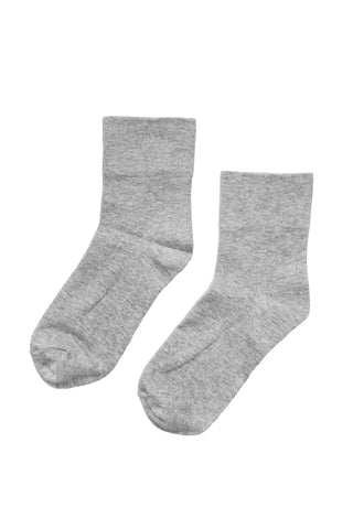Sneaker Socks in Heather Grey