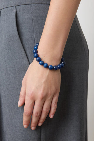 Mary Bracelet in Blue Dyed Jade