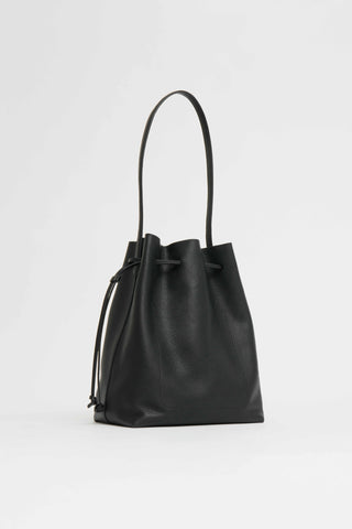 Cabas Bucket Bag in Black