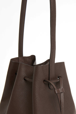 Cabas Bucket Bag in Chocolate