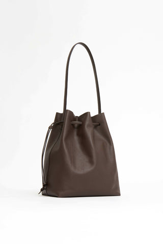 Cabas Bucket Bag in Chocolate