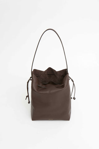 Cabas Bucket Bag in Chocolate