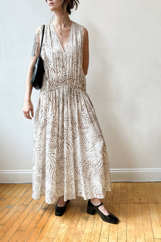 Mia Dress in Sand Seashell