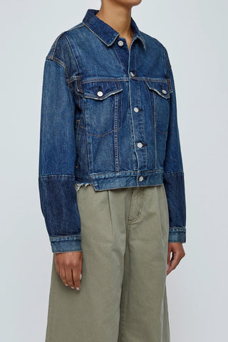 Dover Two-Tone Jacket in Blue