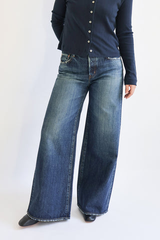 McDavid Straight Baggy in Dark Blue