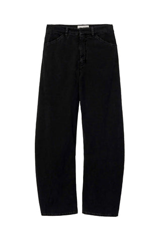 Corduroy Tribeca Pant in Jet Black