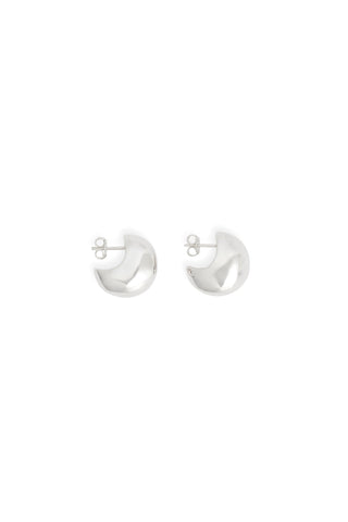 Figure Hoops in Silver