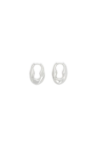 Marina Hoop in Silver