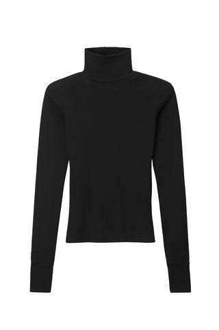 Hayden Turtleneck in True Black