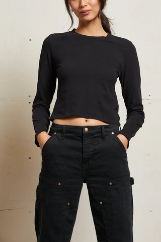 Jamie Long Sleeve in True Black