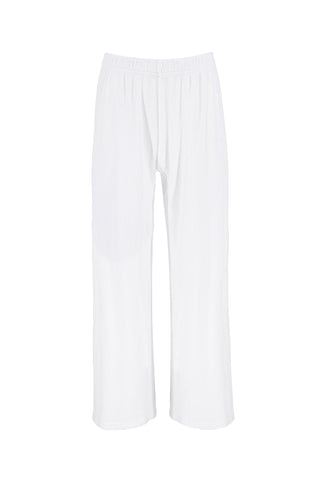 Katie Loop Terry Sweatpants in White