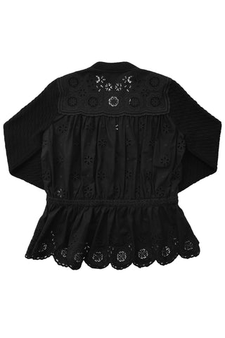Shanna Lace Cardigan in Black