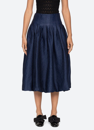 Fayetta Embossed Bubble Skirt