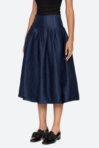 Fayetta Embossed Bubble Skirt