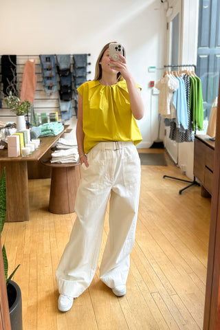 Vagabond Pant in Craie