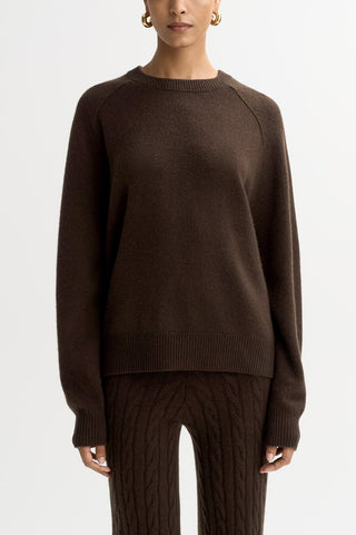 Boyfriend Crewneck in Mocha