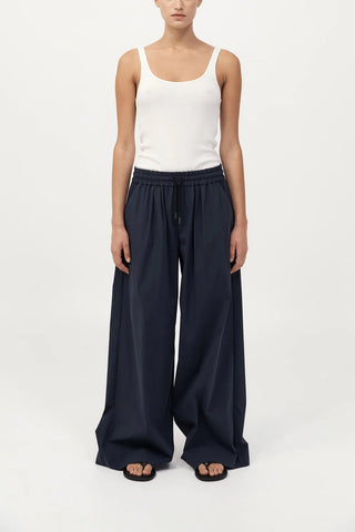 Everyday Drawstring Pants in Dark Ink