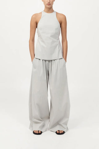 Everyday Drawstring Pants in Silver