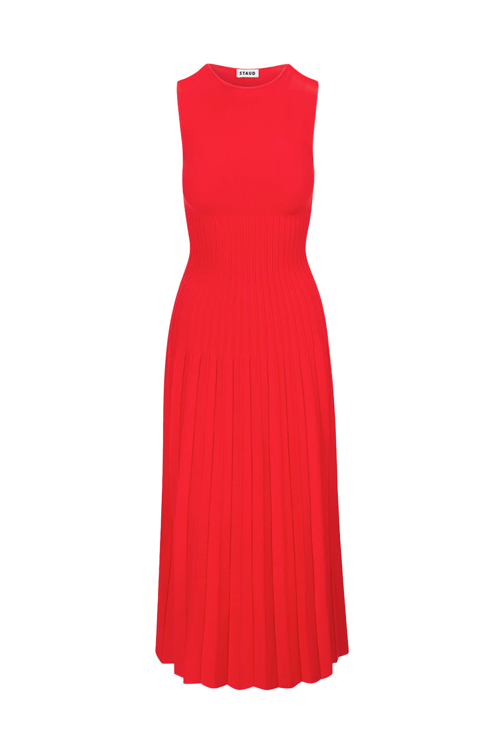 red staud dress STAUD, Elyse in Rose, Size Large 46.5in / 118.0cm Styles I Love Little Name/Description:Shelby Remaining- Floral + Chiffon A4233