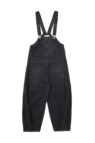 Vintage Denim Jumpsuit in Black