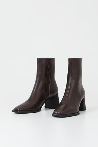 Hedda Heeled Boot in Chocolate