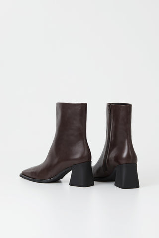 Hedda Heeled Boot in Chocolate