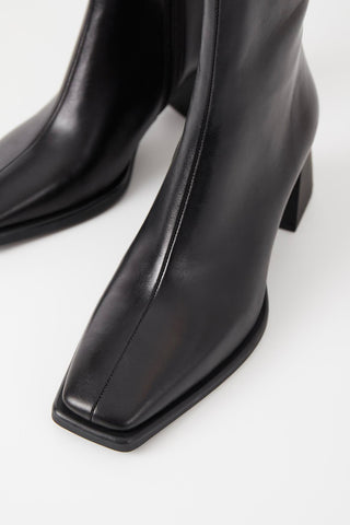 Hedda Heeled Boot in Black