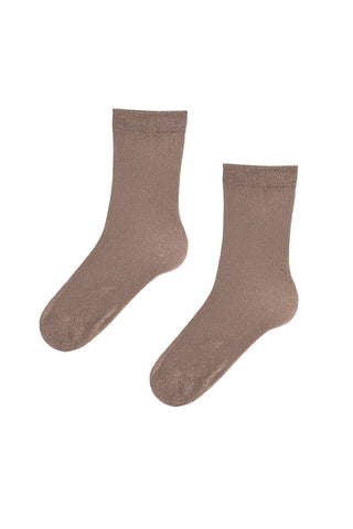 Shimmer Socks in Saba/Silver