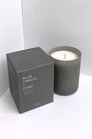 Tobacco + Cedar Candle