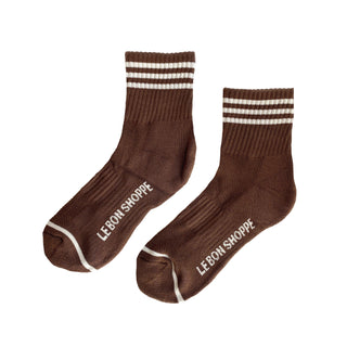 Girlfriend Socks in Mahogany