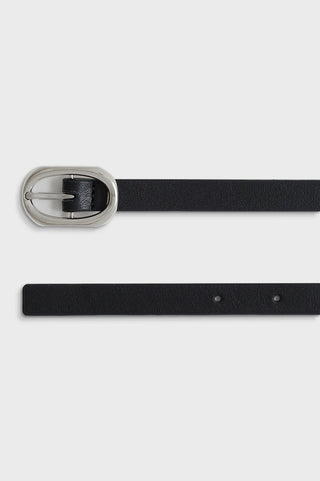 Mini Signature Link Belt in Black