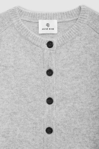 Joye Cardigan in Light Heather Grey
