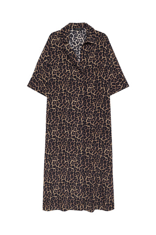 Julia Dress in Leopard