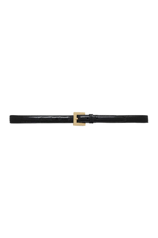 Nicola Belt in Black Patent