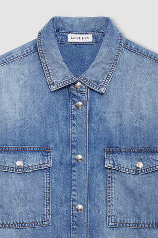 Paxton Shirt in Tidal Blue