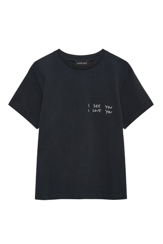 Shelley Tee I See You I Love You in Black