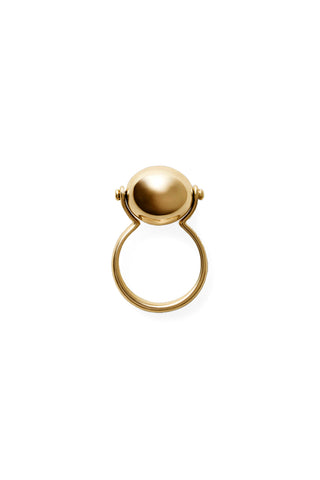 Small Ellipse Ring in Gold