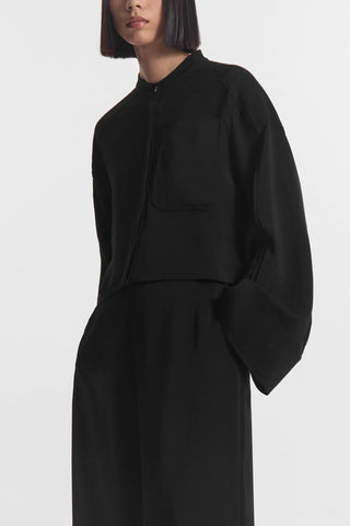 Bell Sleeve Shirt in Black