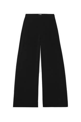 Wide Leg Trouser in Black