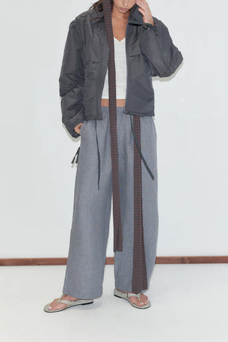 Ease Trouser in Indigo Check
