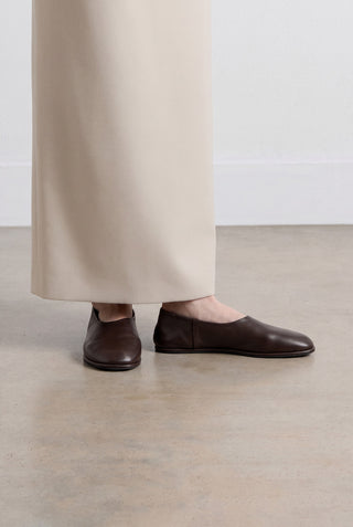 Slipper Shoe in Espresso