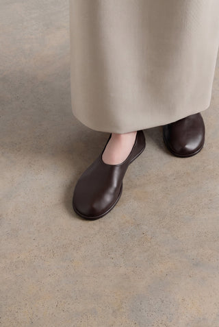 Slipper Shoe in Espresso