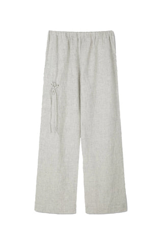 Eyelet Pant in Fine Stripe
