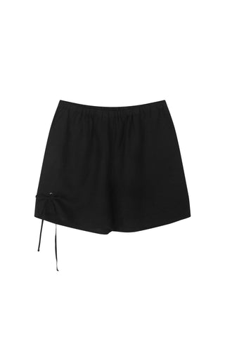 Eyelet Short in Black